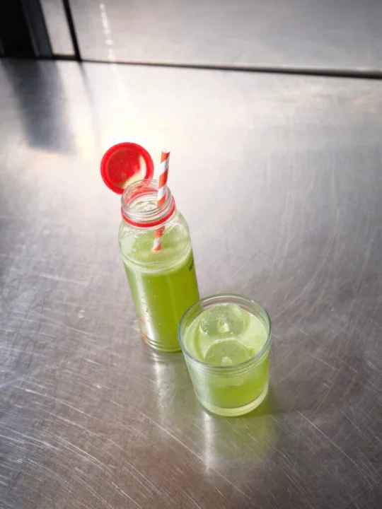 Cucumber mint lemonade Salsa Shop burritos tacos