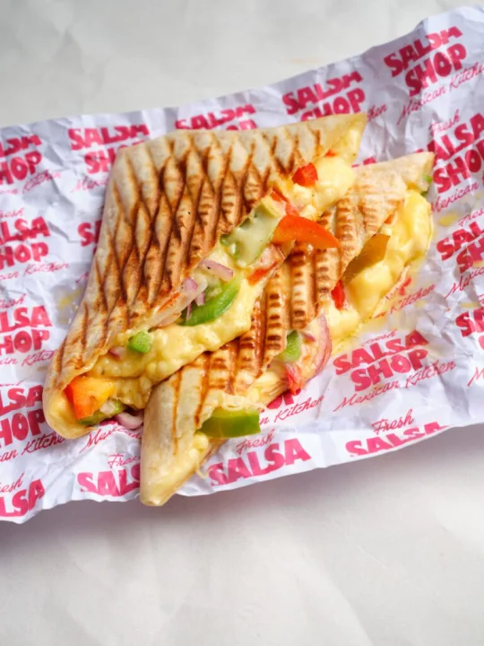 Salsa Shop veggie quesadilla